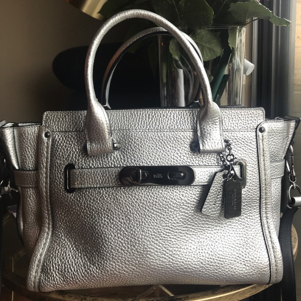 Coach Silver Bag